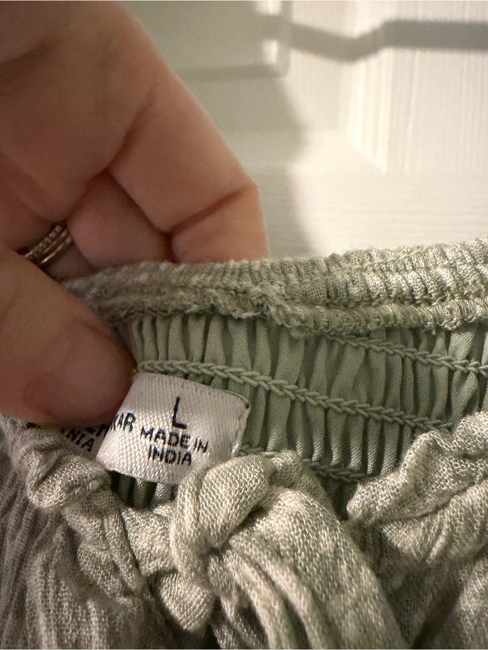 Hollister Sage Green Smocked Waist Midi Dress - Picture 3 of 5